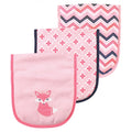 Girls Fiber Filled Burp Cloths, Autumn Fox