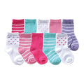 Girls Multipack Socks Set, Blossom Pink