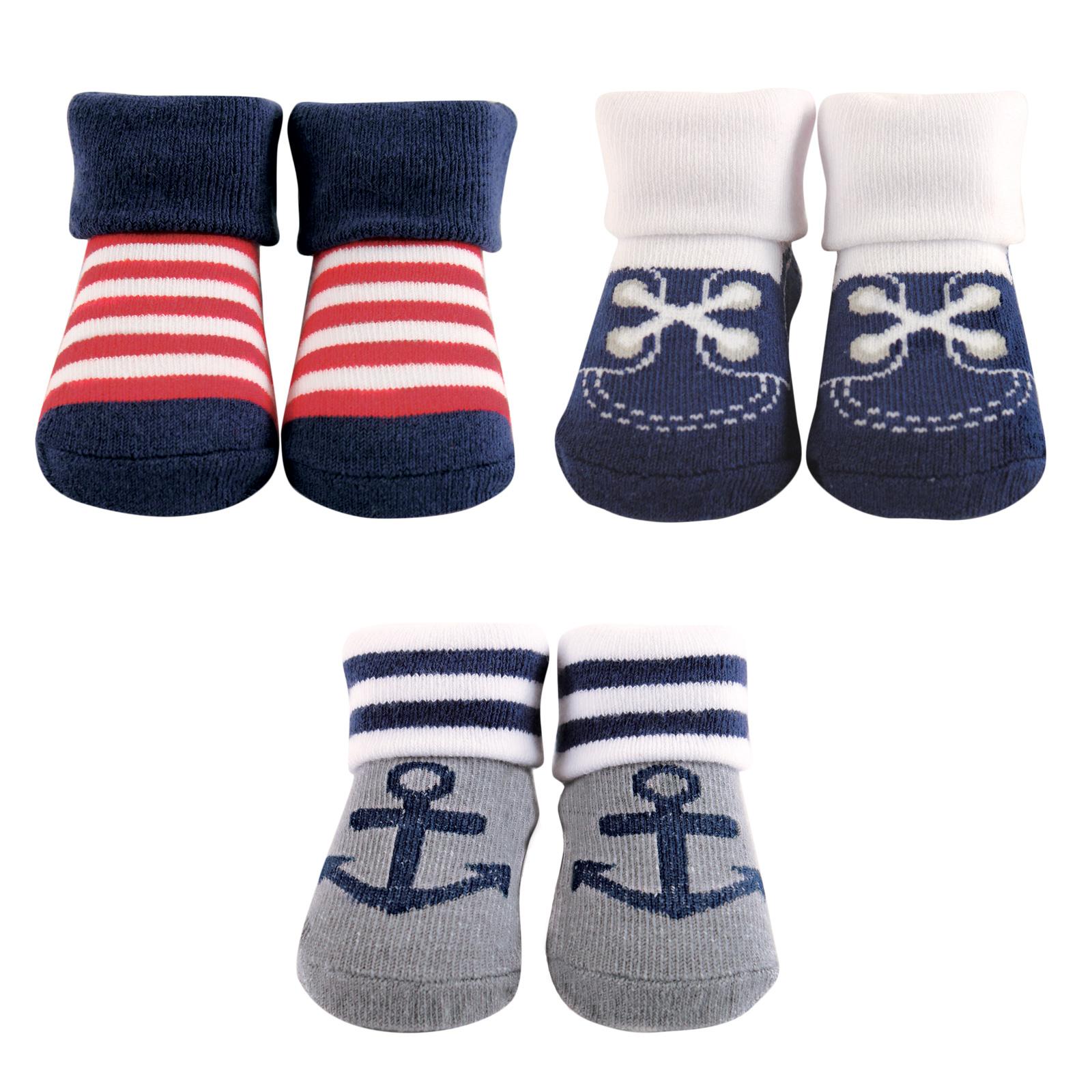 Boys Multipack Socks Set, Deep Sea Mariner