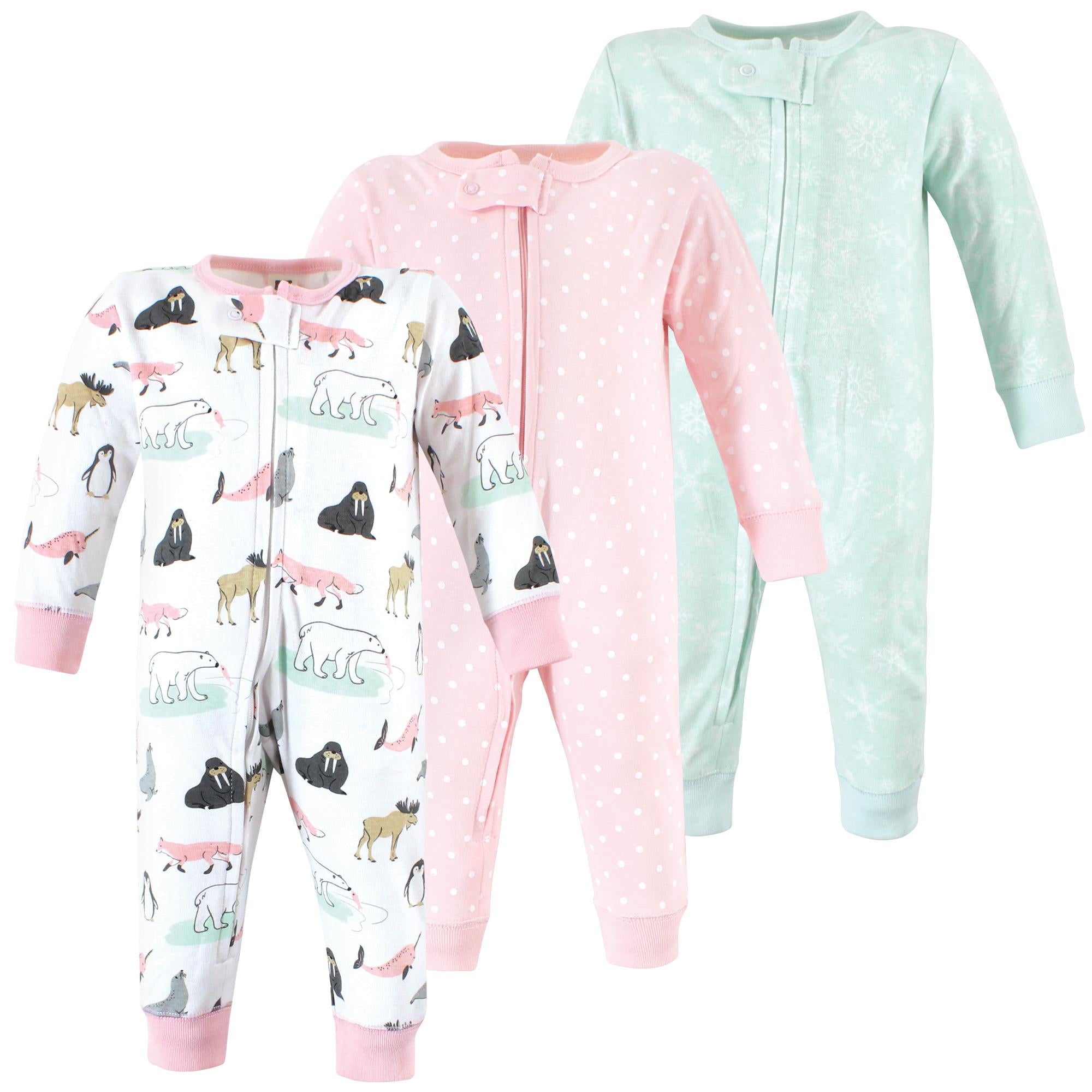 Girls Jumpsuits, Pink Polar Pals
