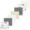 Unisex Flannel Receiving Blankets Bundle, Rustic Ranch