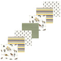 Boys Flannel Receiving Blankets Bundle, Wilderness Friends