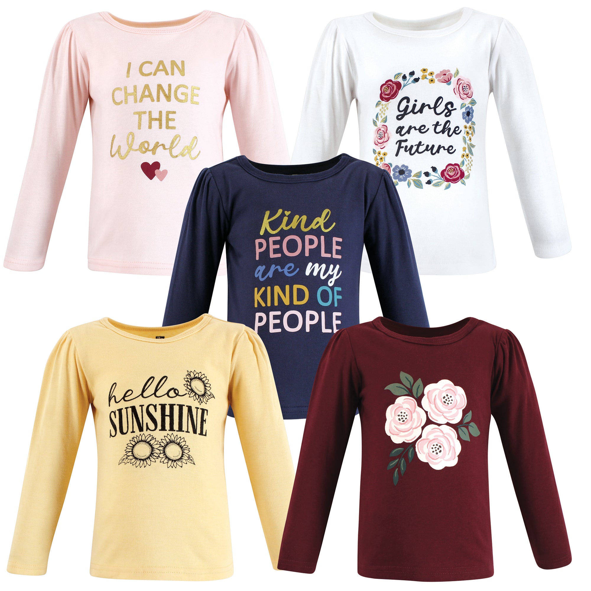 Girls Long Sleeve T-Shirt, Blossom Kingdom