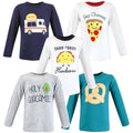 Boys Long Sleeve T-Shirt, Snack Party