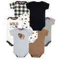 Unisex Essentials Bodysuits 7-Pack, Rugged Bison
