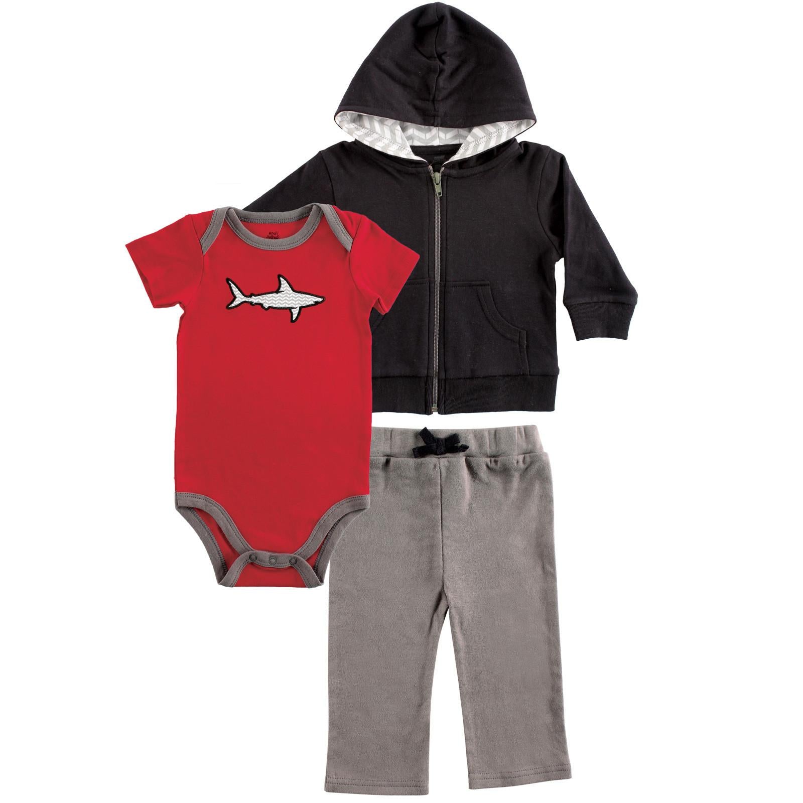 Boys Hoodie, Bodysuit or Top Set, Ocean Predator