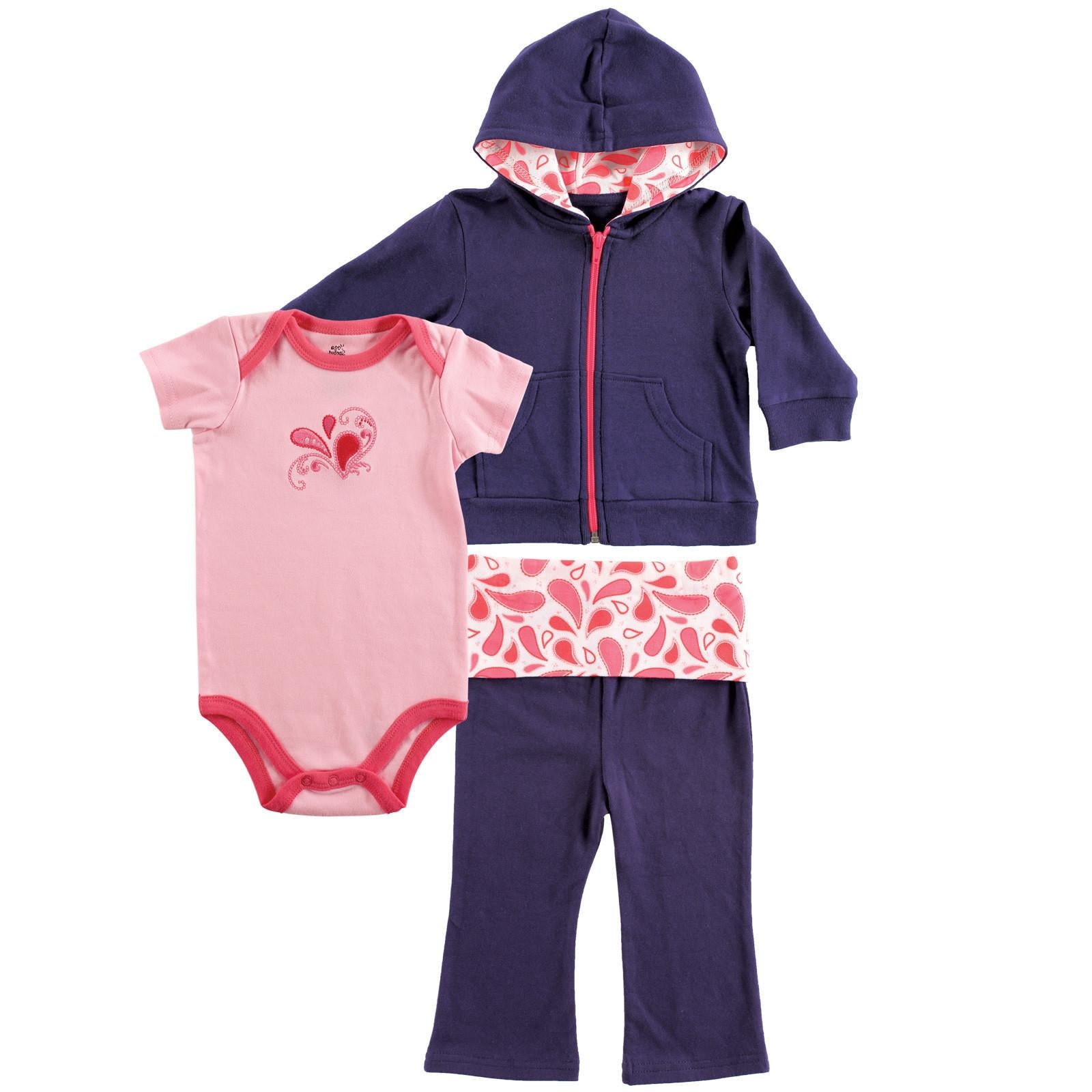 Girls Hoodie, Bodysuit or Top Set, Bohemian Swirl