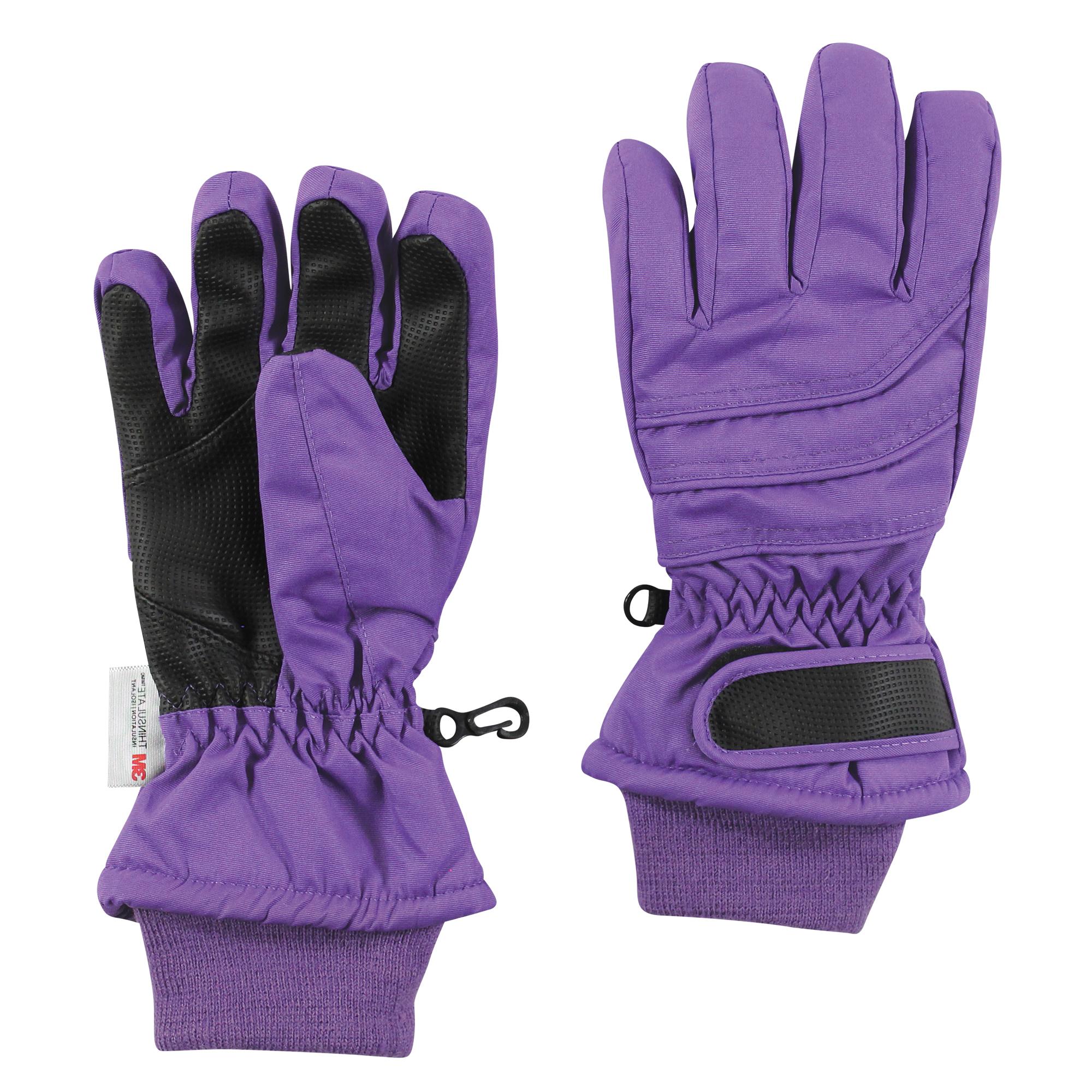Unisex Winter Gloves, Velvet Violet