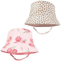 Girls Sun Hat, Pink Petal Wildcat