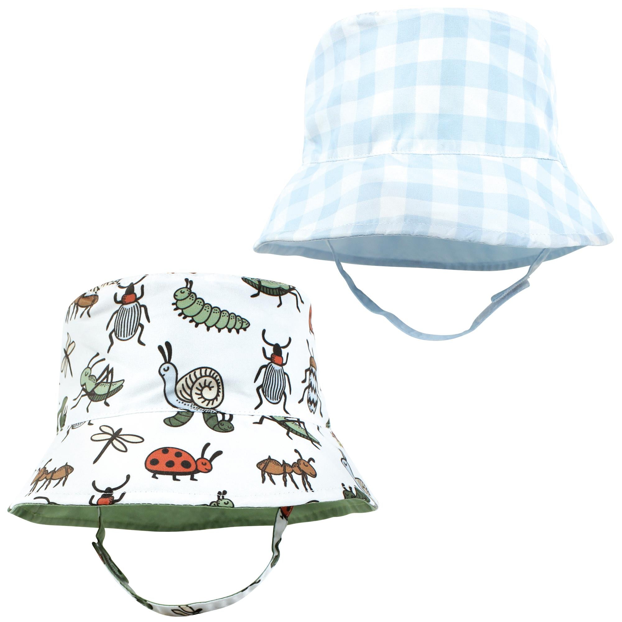 Boys Sun Hat, Wildwood Checkers