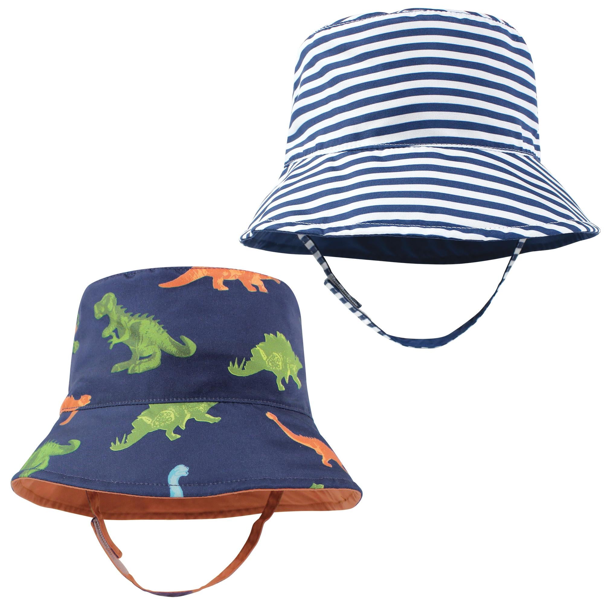 Boys Sun Hat, Prehistoric Stripes