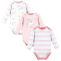 Girls Long Sleeve Bodysuits 3-Pack, Sparkling Magic
