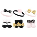 Girls Matching Socks and Hair Accessory Set, Gilded Glitz