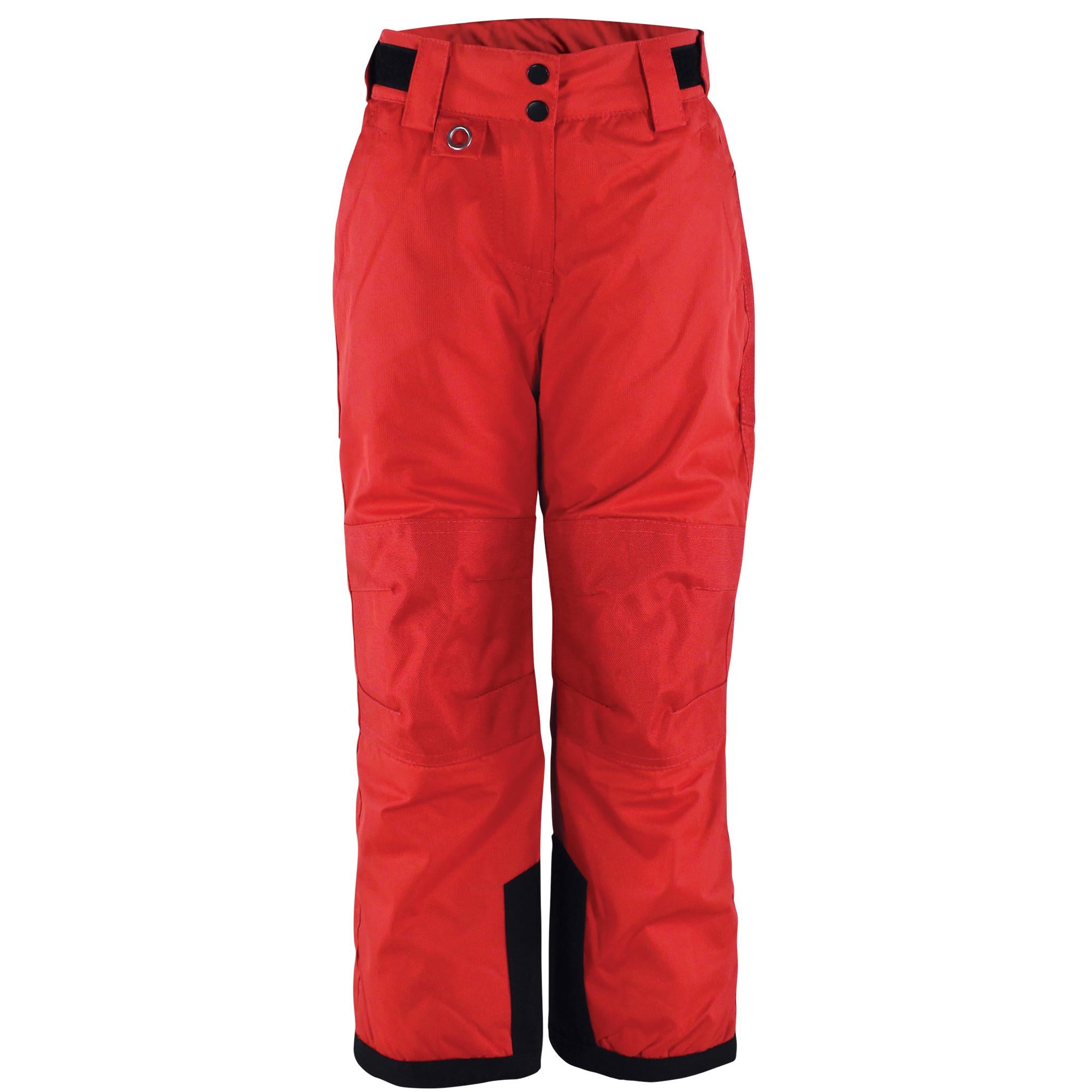 Unisex Insulated Snow Pants, Crimson Flare