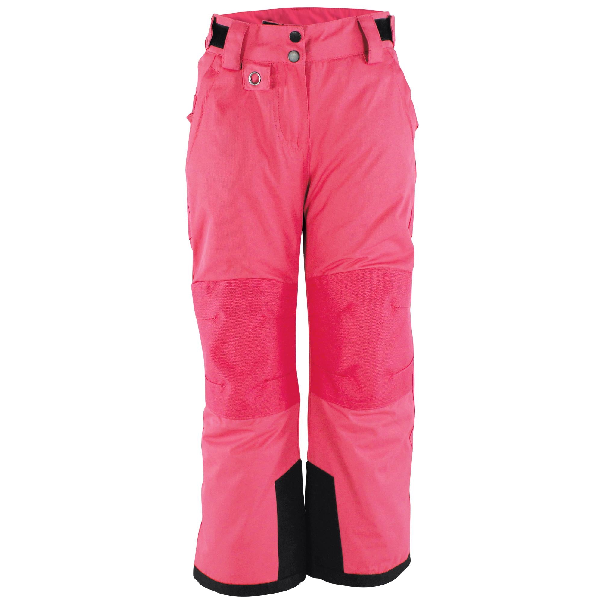 Unisex Insulated Snow Pants, Vibrant Peony
