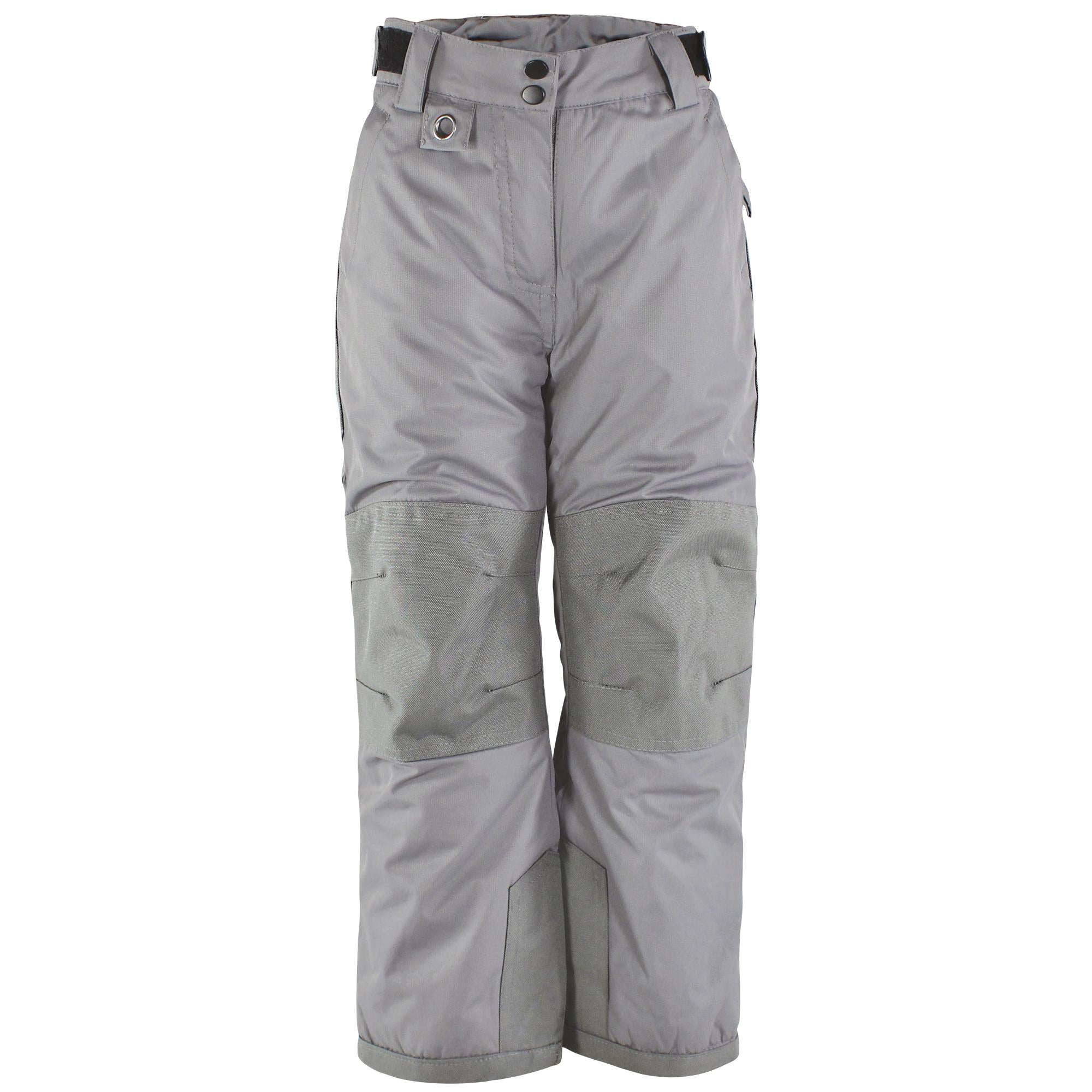 Unisex Insulated Snow Pants, Slate Smoke
