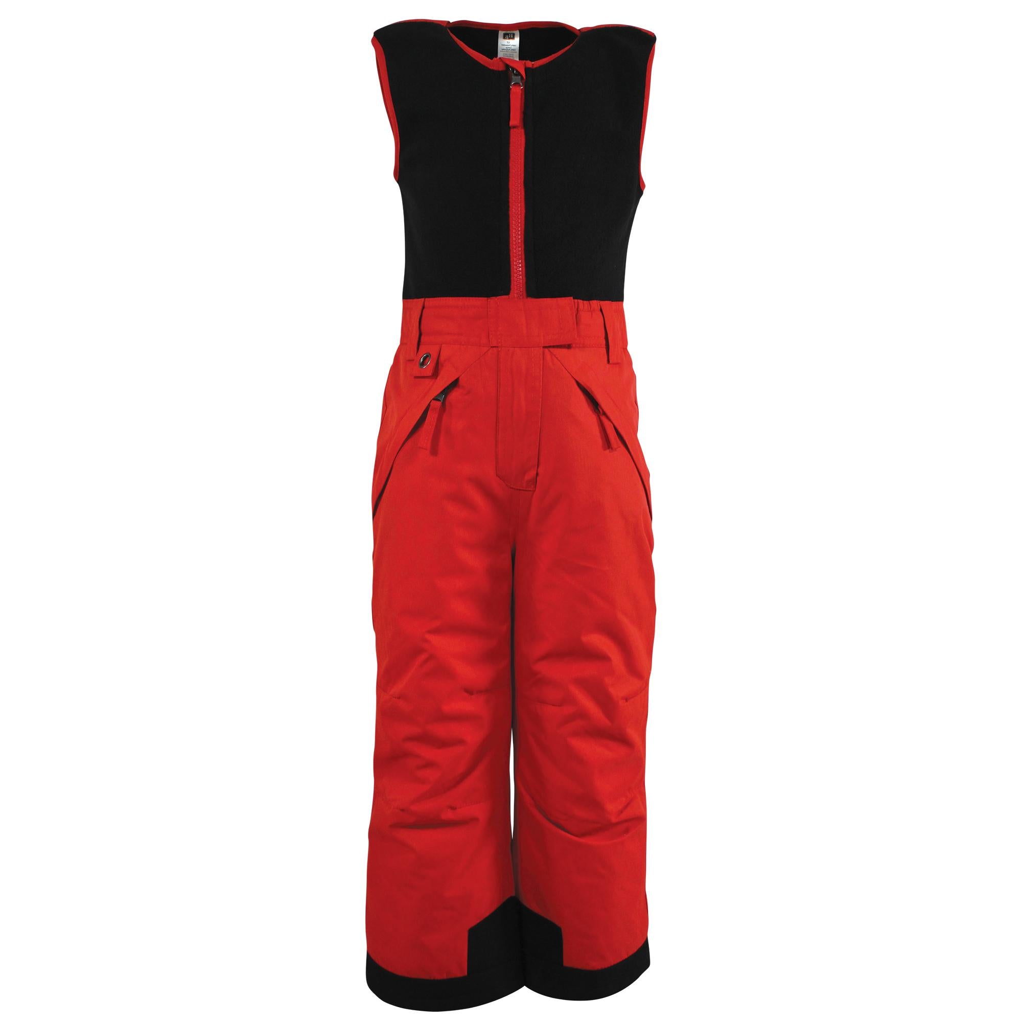 Unisex Winter Coveralls, Crimson Flare
