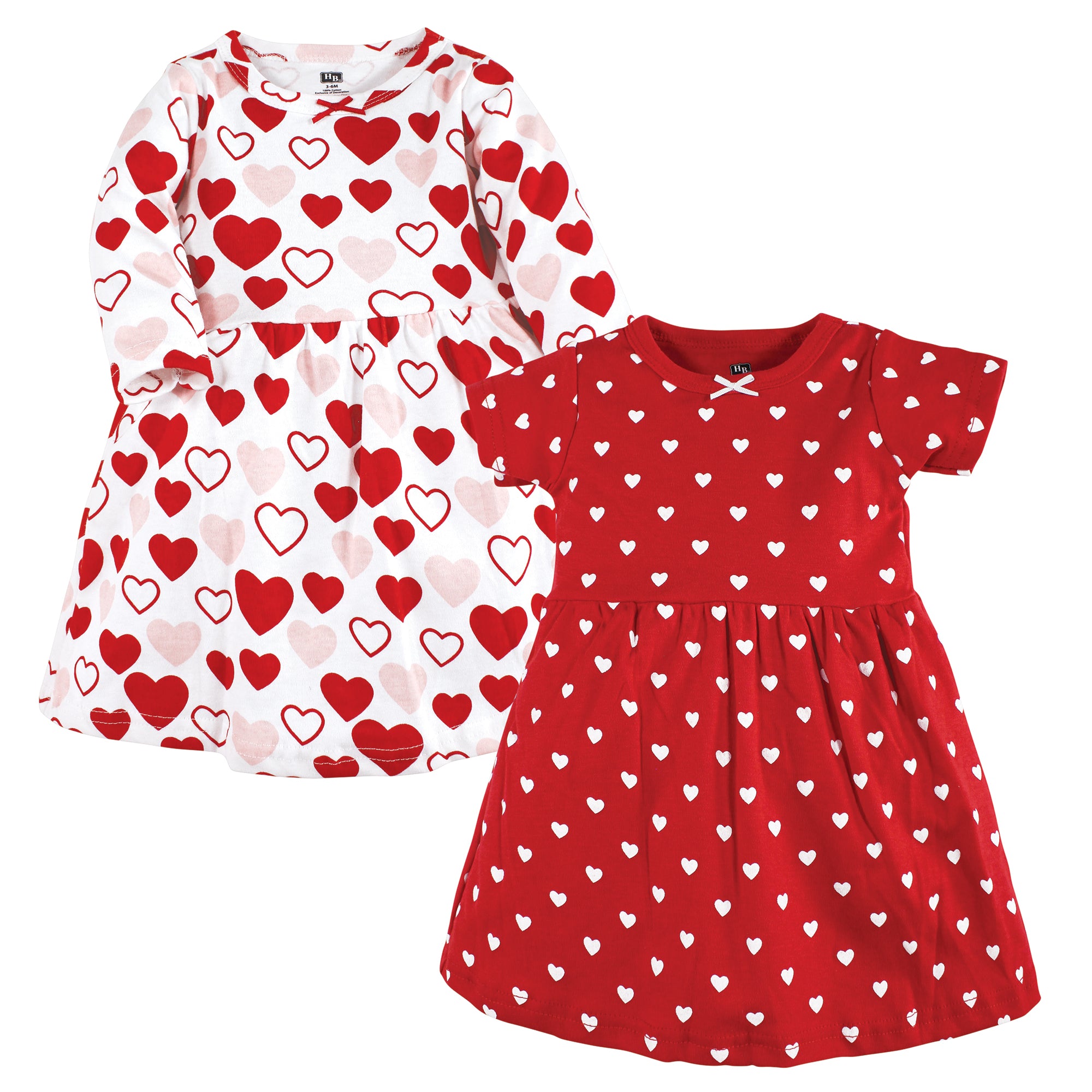 Girls Dresses, Ruby Blush Hearts