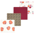 Girls Flannel Receiving Blankets Bundle, Sweet Autumn Gourd