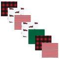 Boys Flannel Receiving Blankets Bundle, Holiday Pine Truck
