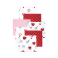 Girls Flannel Receiving Blankets Bundle, Cozy Mocha Swirl