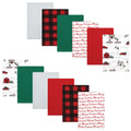 Unisex Flannel Burp Cloth Bundle, Winter Wonderland