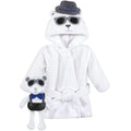 Boys Toy and Plush Bathrobe Set, Dapper Cub