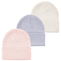 Girls Knit Caps and Beanies, Soft Lilac
