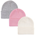 Girls Knit Caps and Beanies, Petal Orchid