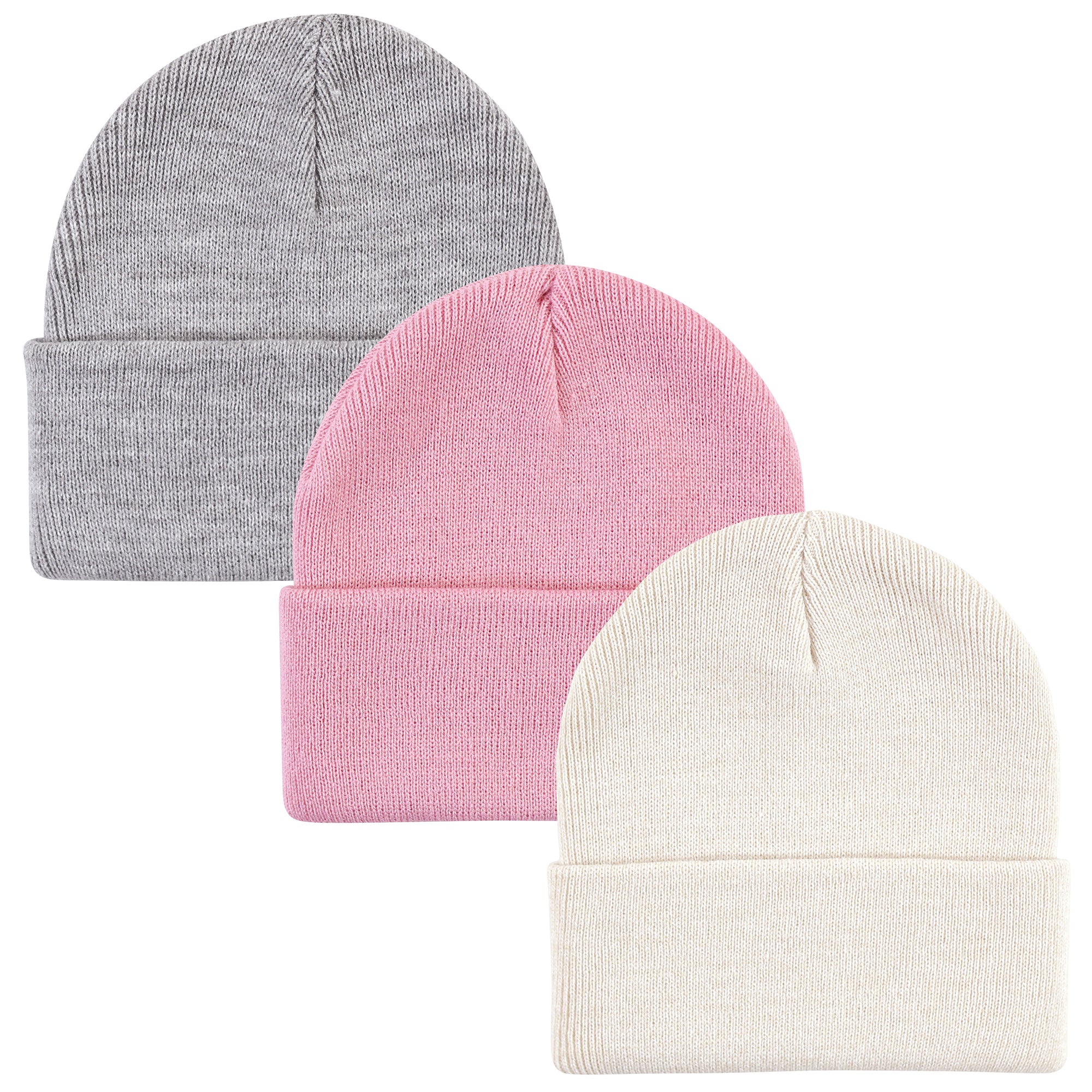 Girls Knit Caps and Beanies, Petal Orchid