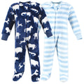 Boys Plush Jumpsuit, Indigo Safari