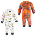 Boys Cozy Soft Plush Jumpsuits, Autumn Adventure