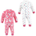 Girls Cozy Soft Plush Jumpsuits, Alpine Llama