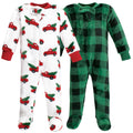 Unisex Plush Jumpsuit, Holiday Pine Truck