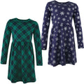 Girls Dresses, Midnight Forest Tartan
