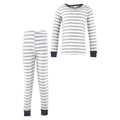 Unisex Pajamas, Slate Ribbon Navy