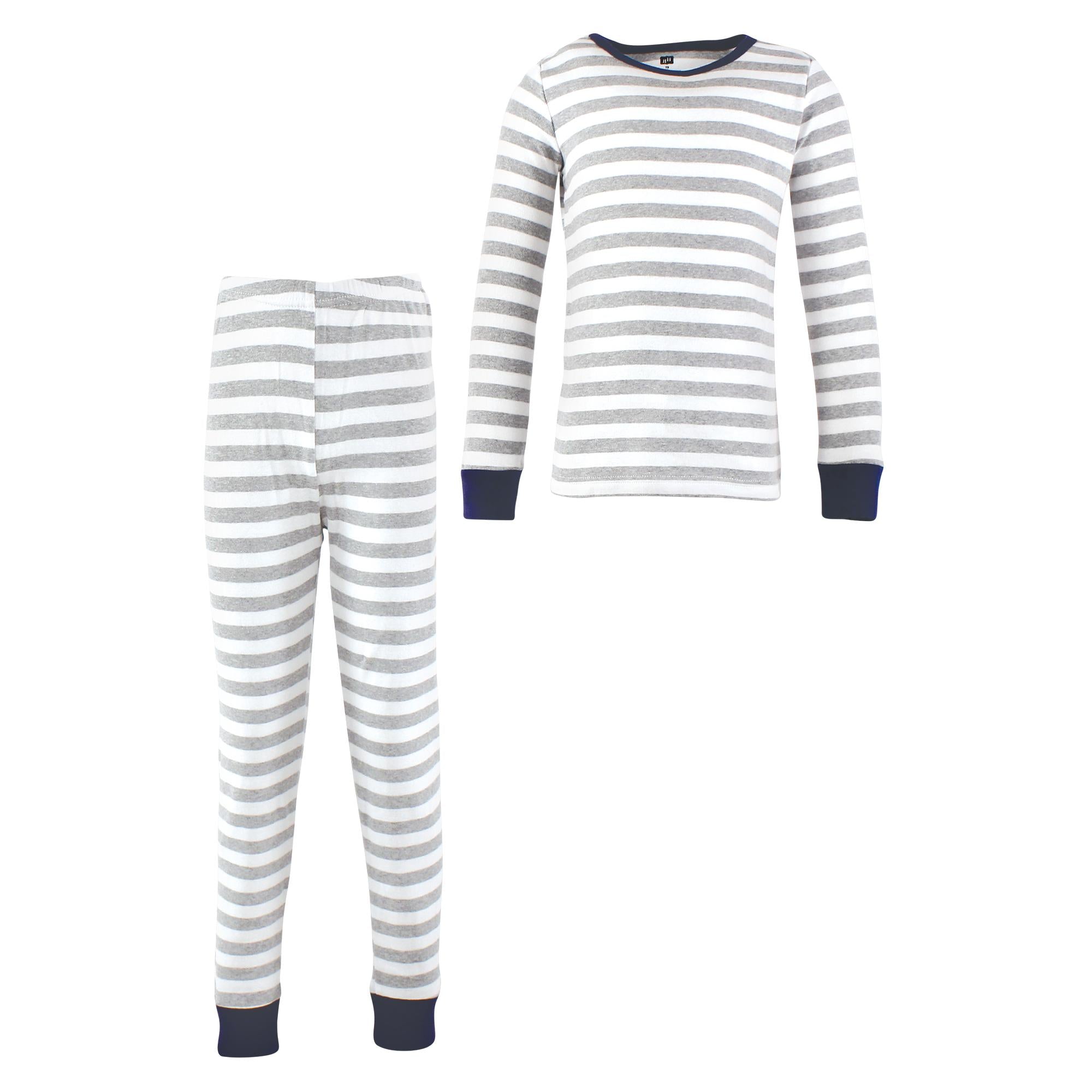 Unisex Pajamas, Slate Ribbon Navy