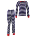 Unisex Pajamas, Ruby and Anchor Stripes