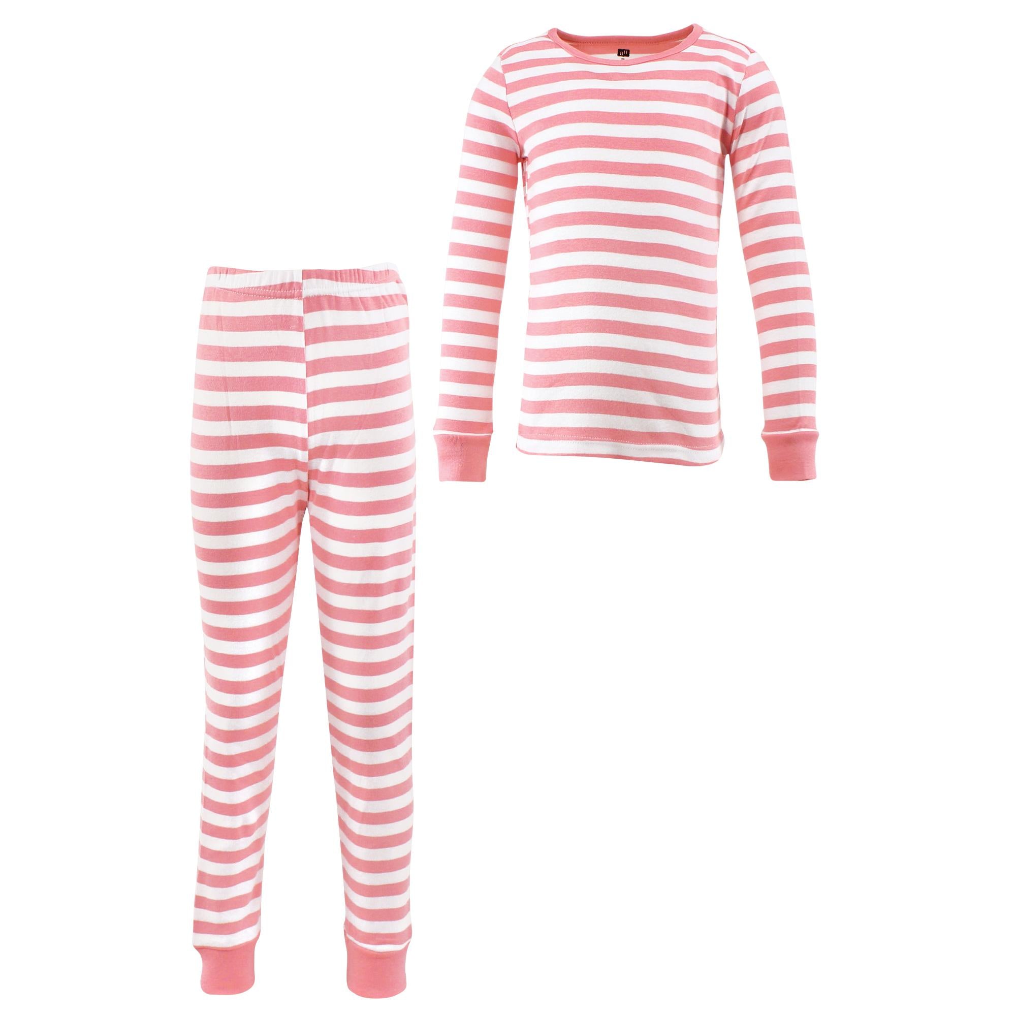 Girls Pajamas, Peach Ribbon