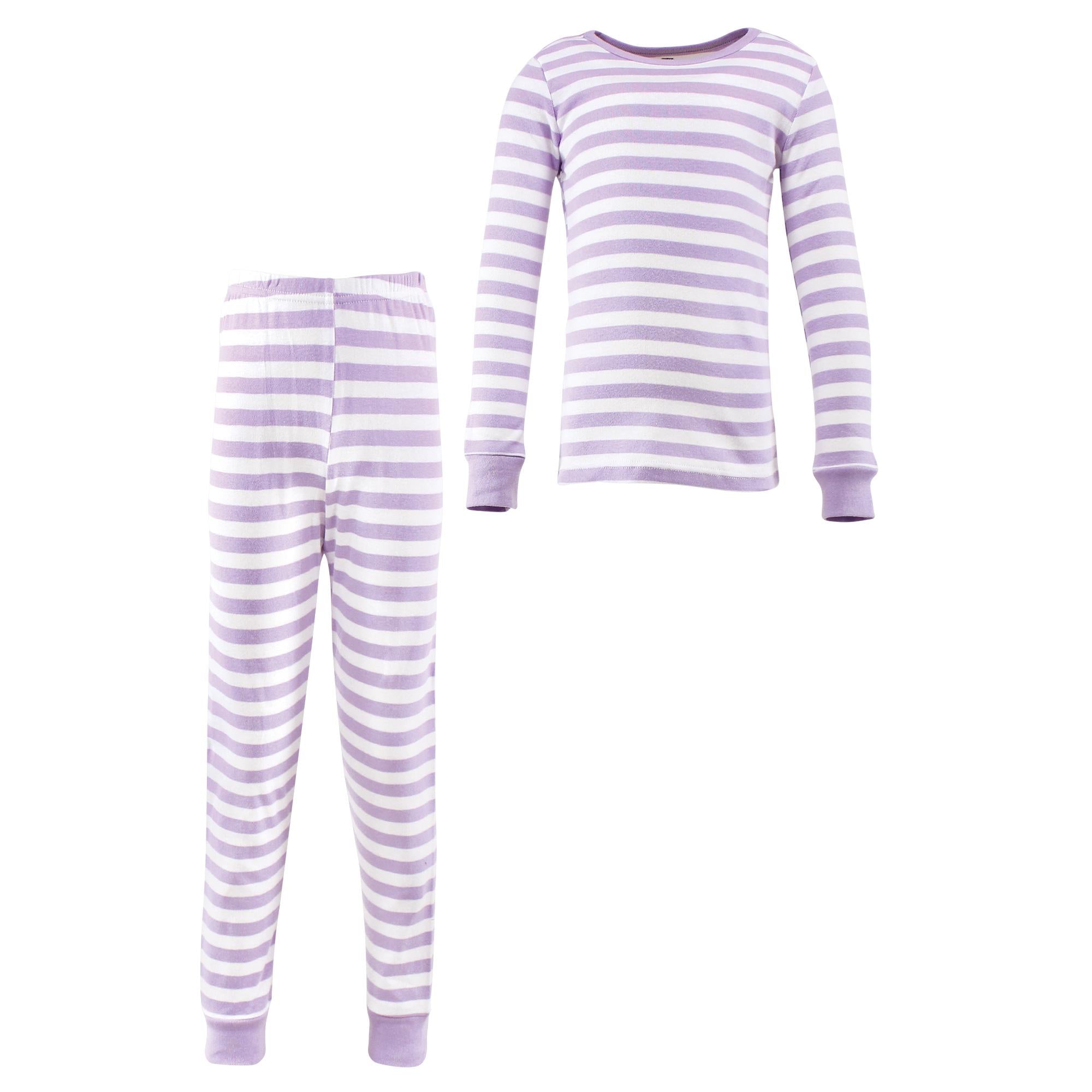 Girls Pajamas, Lavender Lines