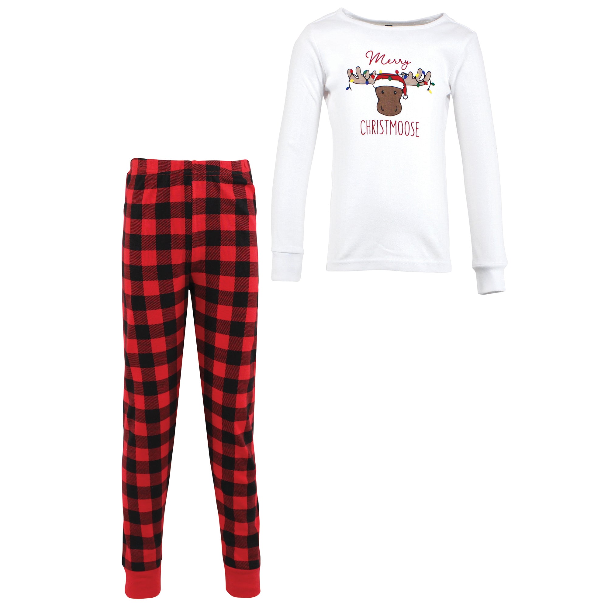 Unisex Pajamas, Merry Elk Red