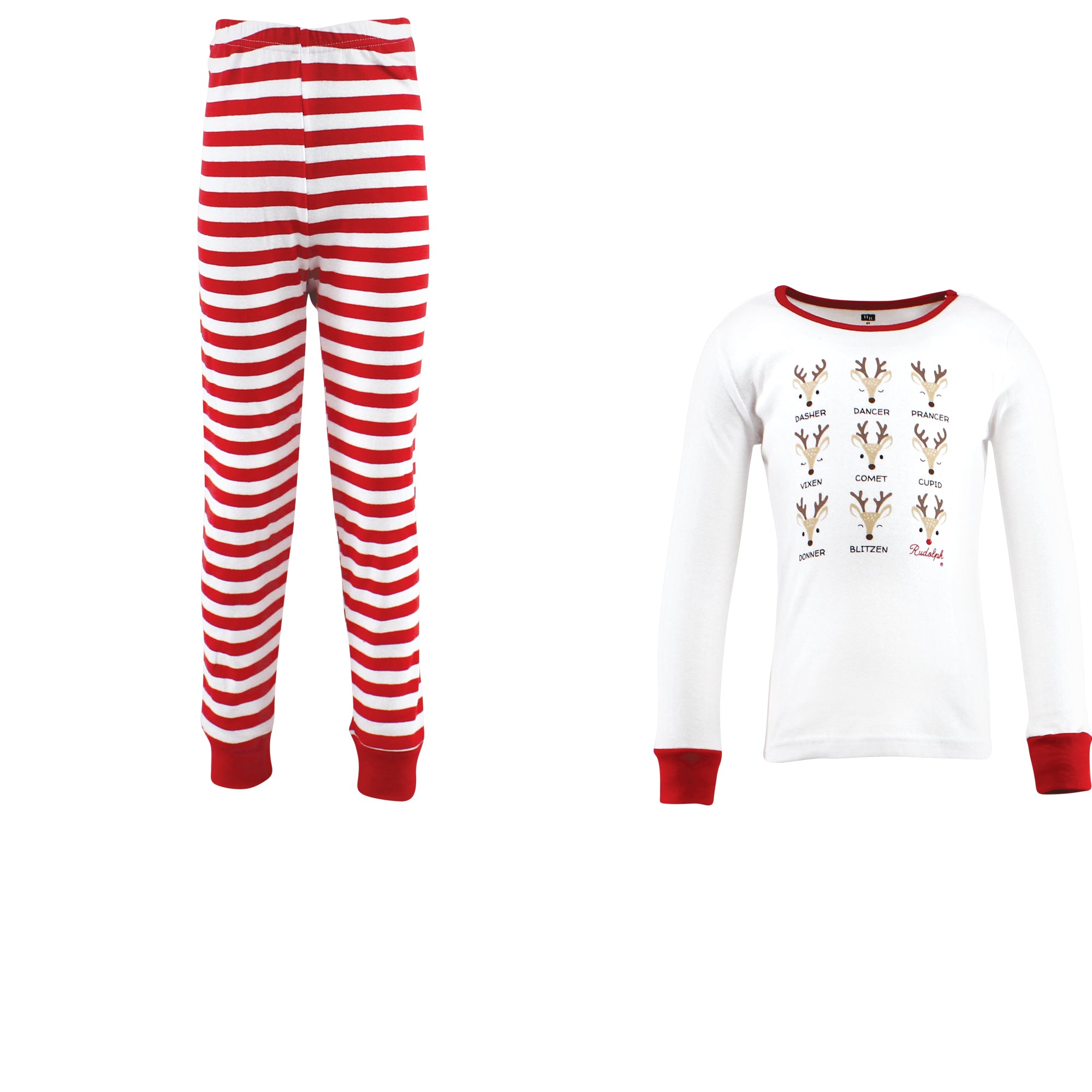 Unisex Pajamas, Crisp Crimson Caribou