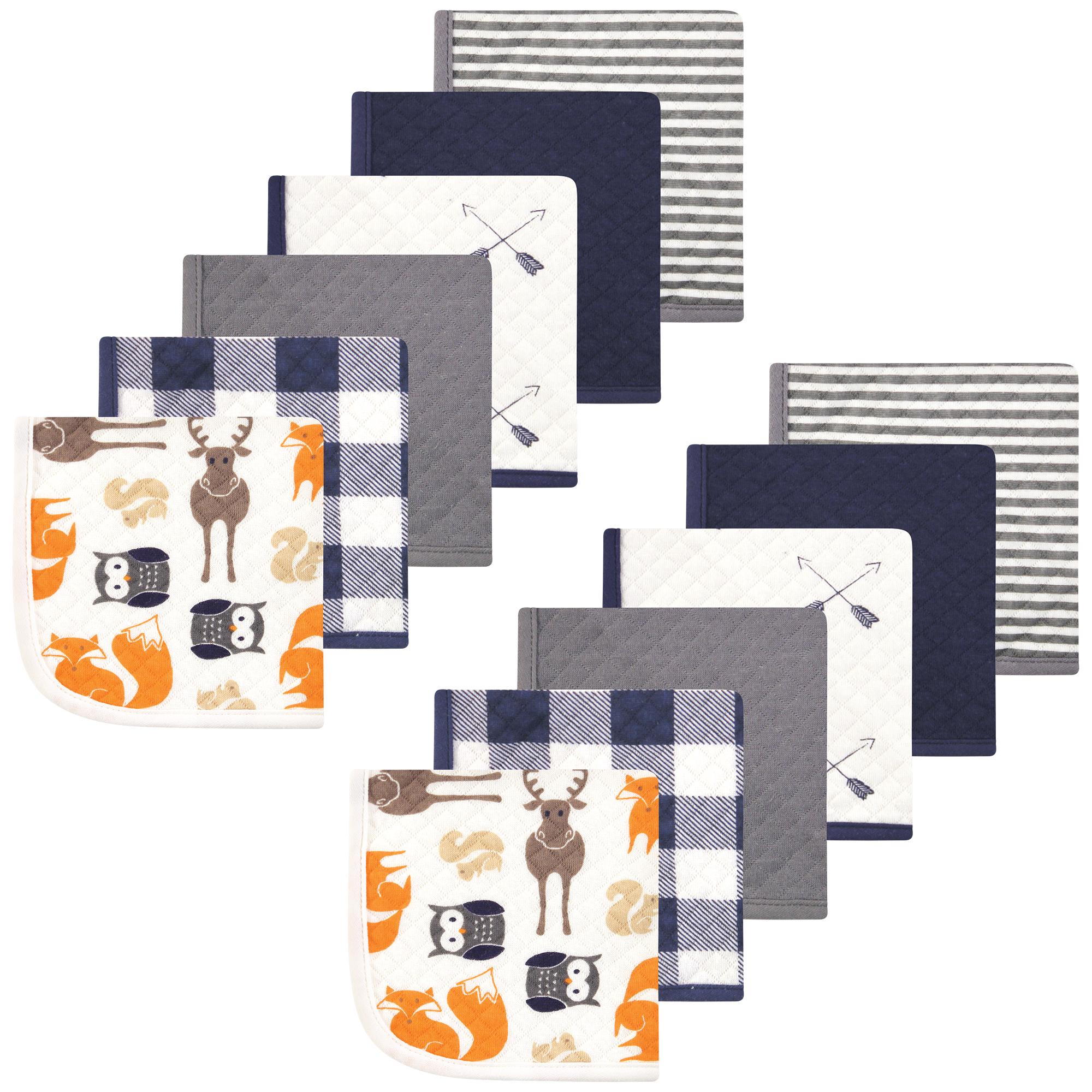 Boys Quilted Washcloth Bundle, Wildwood Pines