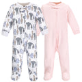 Girls Quilted Zipper Jumpsuit, Rosy Wilderness