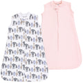 Girls Quilted Sleeveless Sleep Sack, Rosy Wilderness