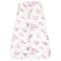 Girls Sherpa-Lined Plush Sleeping Bag, Rosy Garden