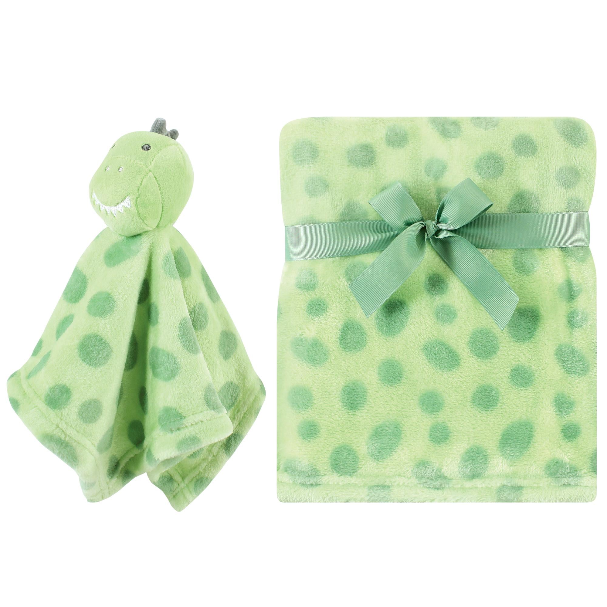Boys Plush Blanket with Lovey, Jurassic Forest