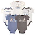 Boys Essentials Bodysuits 5-Pack, Happy Hounds