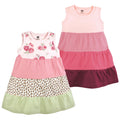 Girls Dresses, Pink Petal Cheetah