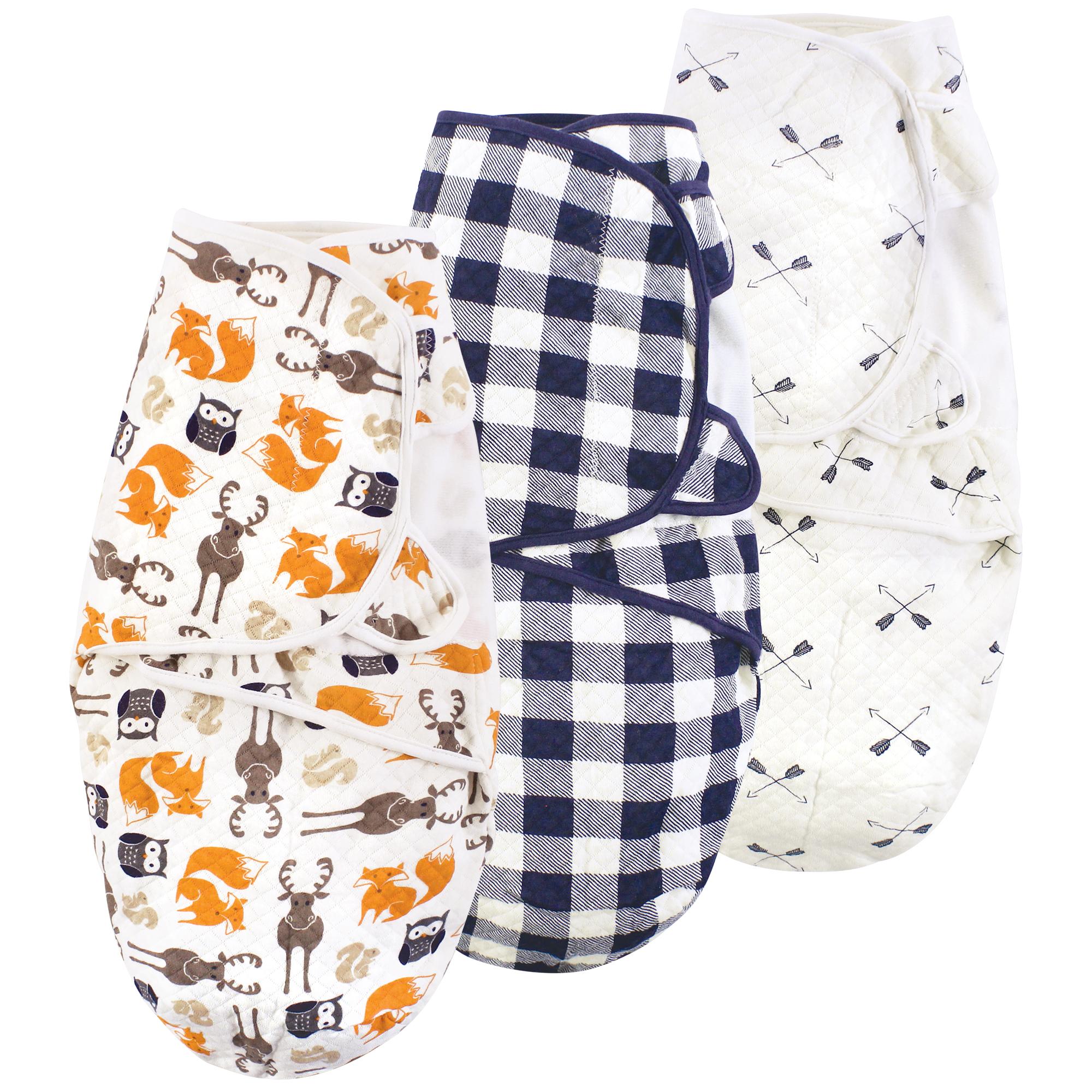 Boys Quilted Swaddle Blankets, Wildwood Pines